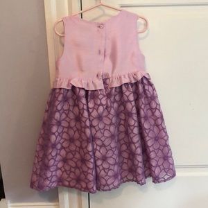 Toddler 3T Gymboree dressed up purple flower dress